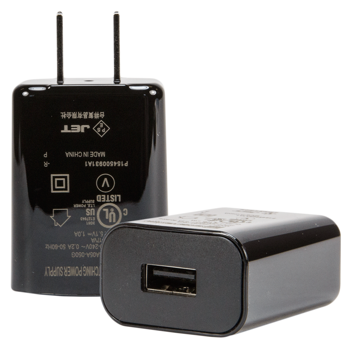 Type A - ACアダプタ, 1 AMP, USB (NORTH AMERICA, CHINA, CANADA, MEXICO, 日本のみ)